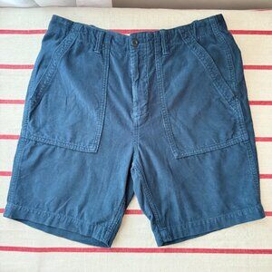 Outerknown Seventyseven Cord Utility Shorts - Size 32 - Indigo